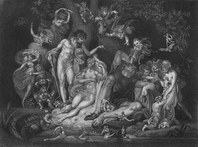 Acto IV Escena i de Sueño de una noche de verano, siglo XIX de Unbekannt