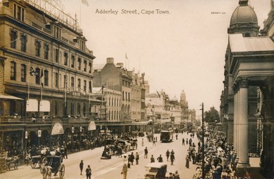 Calle Adderley, Ciudad del Cabo, c1900 de Unbekannt