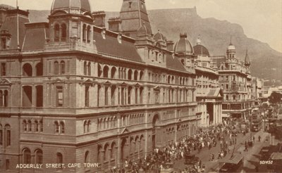 Calle Adderley, Ciudad del Cabo, principios del siglo XX de Unbekannt