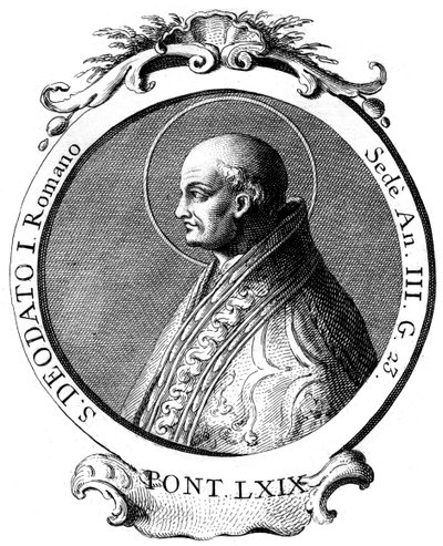 Adeodato I, Papa de la Iglesia Católica de Unbekannt