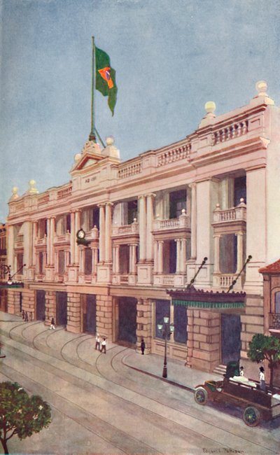 Oficinas de administración de la Compañía de Tranvías, Luz y Energía de Río, 1914 de Unbekannt