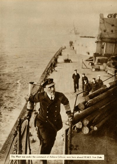 Almirante Jellicoe a bordo del HMS Iron Duke de Unbekannt
