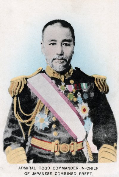 Almirante Togo, comandante en jefe de la flota combinada japonesa, c1903-1905 de Unbekannt