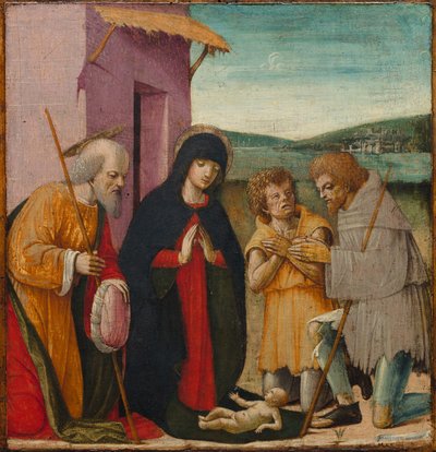 Adoración de los Pastores, c. 1480-1500 de Unbekannt