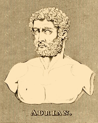 Adriano, 76-138 d.C., 1830 de Unbekannt