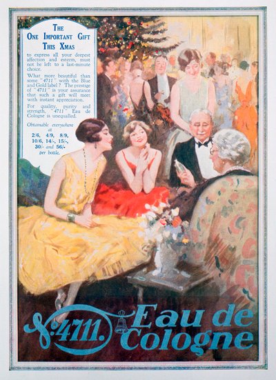 Anuncio de 4711 Eau de Cologne, 1928 de Unbekannt