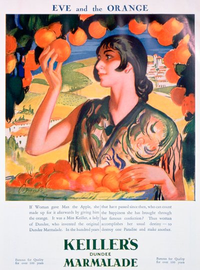 Anuncio de Keillers Dundee Marmalade, 1927 de Unbekannt