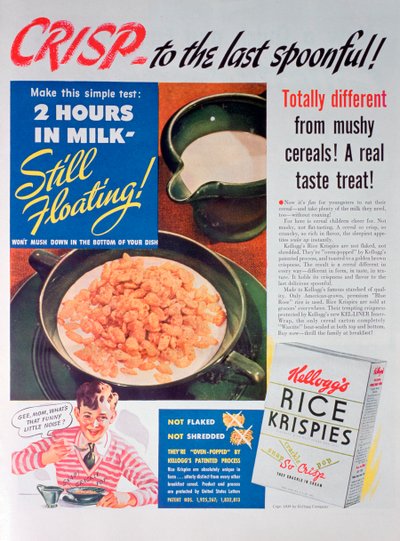 Anuncio de Kelloggs Rice Krispies de Unbekannt