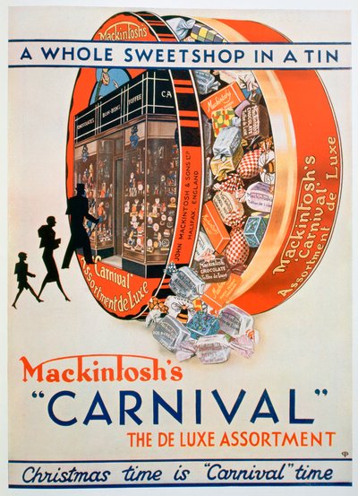 Anuncio de los surtidos de toffee de Mackintosh
