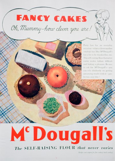 Anuncio de harina McDougalls, 1935 de Unbekannt