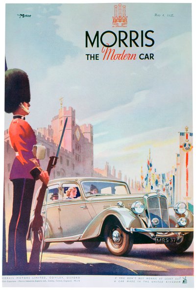 Anuncio de coches Morris, 1937 de Unbekannt