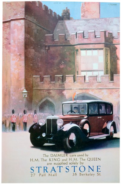 Anuncio para minoristas de automóviles Stratstone, 1935 de Unbekannt