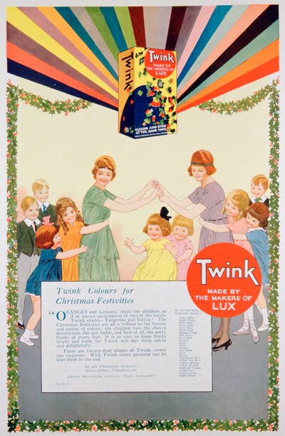 Anuncio de tinte Twink, 1922 de Unbekannt