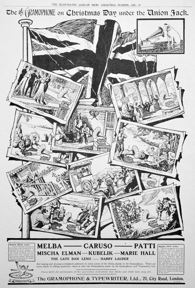 Anuncio de la Gramophone and Typewriter Co, 1906 de Unbekannt