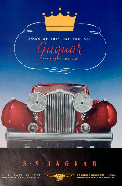 Anuncio del coche Jaguar SS, 1937 de Unbekannt