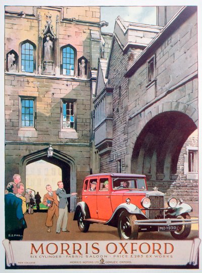 Anuncio del coche Morris Oxford, 1930 de Unbekannt