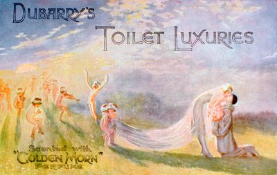 Anuncio de los lujos de tocador de Dubarry, perfumados con Golden Morn, 1922 de Unbekannt