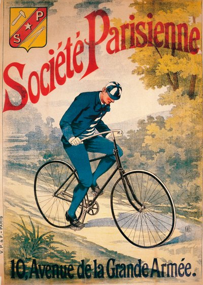 Anuncio de bicicletas de la Société Parisienne de Unbekannt