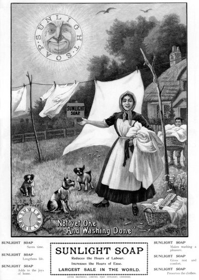Anuncio de Sunlight Soap, 1902 de Unbekannt