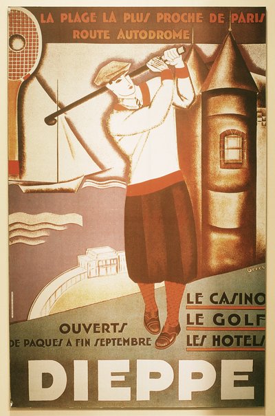 Anuncio para el resort de golf en Dieppe de Unbekannt