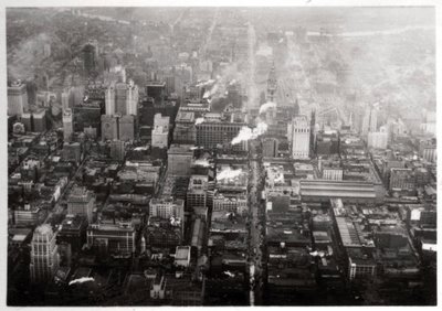 Vista aérea de Filadelfia, Pensilvania, EE. UU., desde un Zeppelin, 1928-1933 de Unbekannt