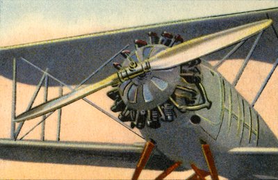 Hélice de metal Aeron-Reed fabricada por la fábrica de cobre Heddernheimer Kupfer-Werk, 1932 de Unbekannt