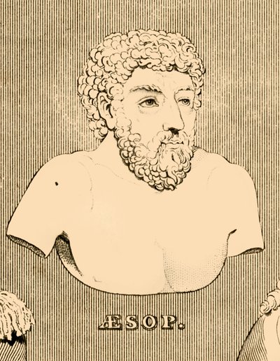 Esopo, c620-564 a.C., 1830 de Unbekannt