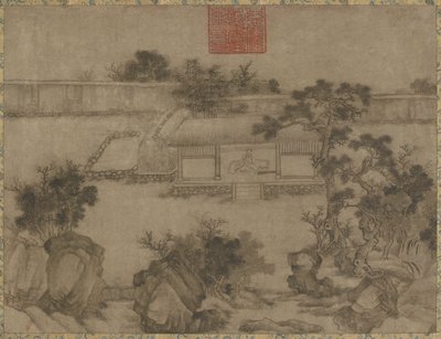 Después de la cabaña de paja de Lu Hong, dinastías Ming y Qing, siglo XVII de Unbekannt