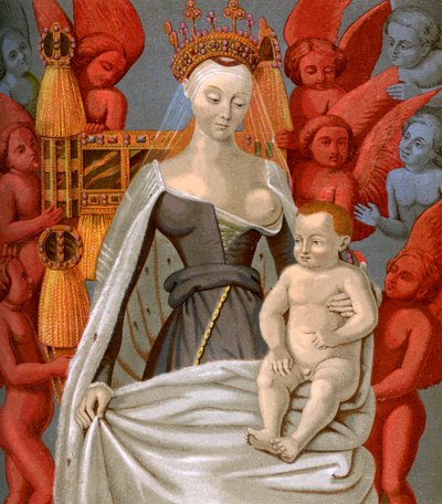 Agnès Sorel 1421-1450, amante del Rey Carlos VII de Francia, c1450 de Unbekannt