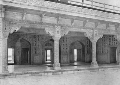 Agra. Una habitación en la Torre del Jazmín, c. 1910 de Unbekannt