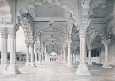 Agra. El Dewan-i-am, o Sala de Audiencia Pública, c. 1910 de Unbekannt