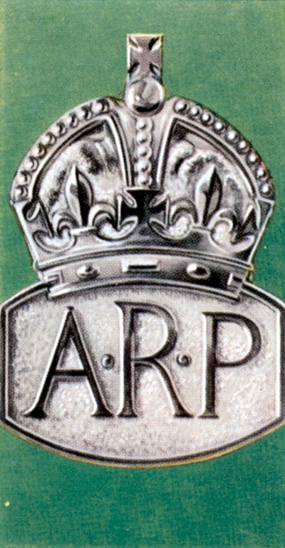 Precauciones contra ataques aéreos, tarjeta de cigarrillos, británica, 1938 de Unbekannt