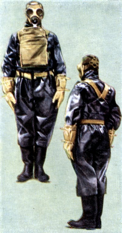 Precauciones contra ataques aéreos, tarjeta de cigarrillos, británica, 1938 de Unbekannt