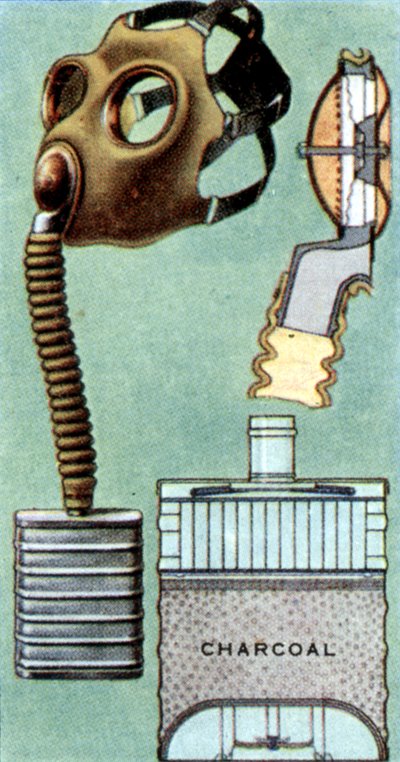 Precauciones contra ataques aéreos, tarjeta de cigarrillos, británica, 1938 de Unbekannt