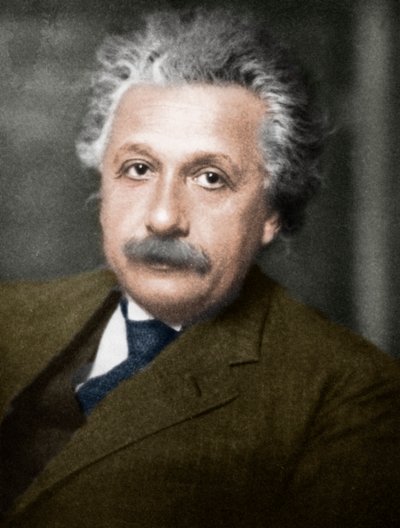 Albert Einstein, matemático y físico germano-suizo-estadounidense de Unbekannt