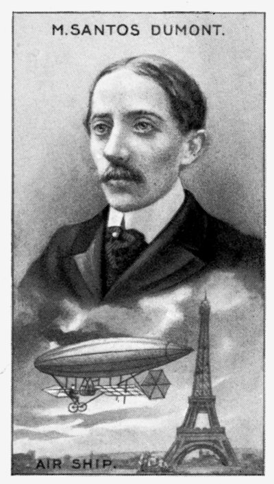 Alberto Santos-Dumont, pionero brasileño de la aviación, c1924 de Unbekannt