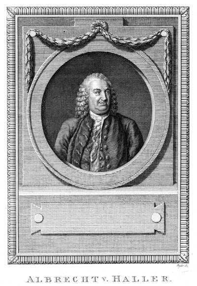 Albrecht von Haller, médico y científico suizo de Unbekannt