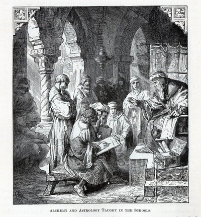 Alquimia y astrología enseñadas en las escuelas, 1882 de Unbekannt