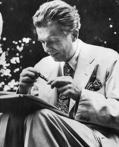 Aldous Leonard Huxley 1894-1963, ensayista y novelista inglés, c1950s de Unbekannt