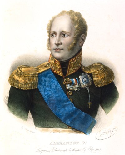 Alejandro I, Zar de Rusia, c1801-1825 de Unbekannt