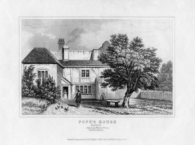 Casa de Alexander Pope, Binfield, Berkshire, mediados del siglo XIX de Unbekannt