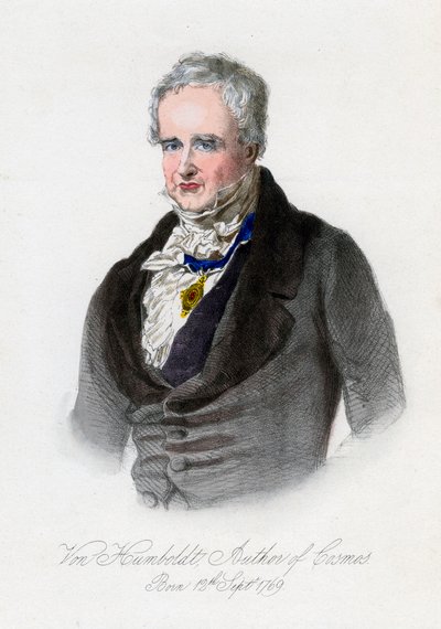 Alexander von Humboldt, naturalista y explorador prusiano, siglo XIX de Unbekannt