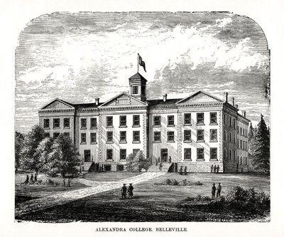 Colegio Alexandra, Belleville, Ontario, Canadá, siglo XIX de Unbekannt