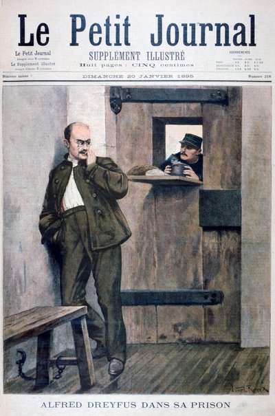 Alfred Dreyfus en Prisión, 1895 de Unbekannt