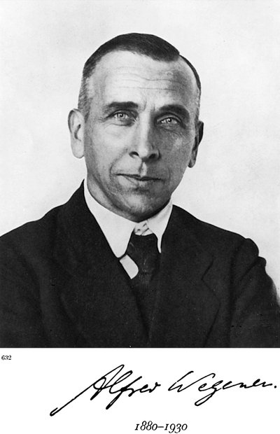 Alfred Lothar Wegener, geofísico y meteorólogo alemán de Unbekannt