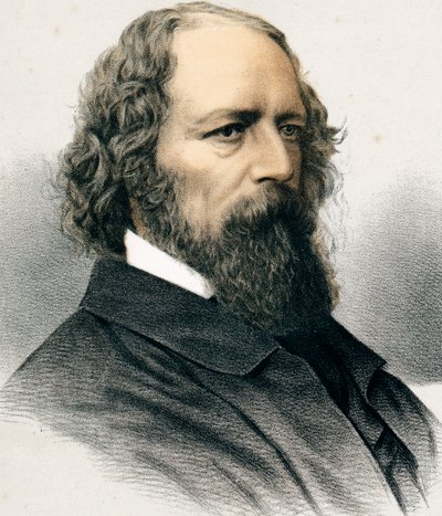 Alfred Tennyson, 1er Barón Tennyson, poeta inglés, c. 1880 de Unbekannt