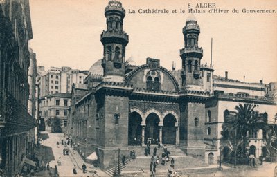 Argel - La Catedral y el Palacio de Invierno del Gobernador, c1900 de Unbekannt