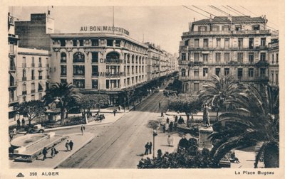 Argel - La Plaza Bugeau, c1930 de Unbekannt