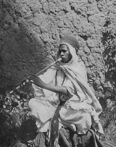 Flautista nativo argelino, 1912 de Unbekannt