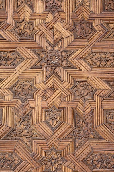 Alhambra - Puerta en los Palacios Nazaríes, Granada, España de Unbekannt